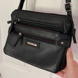 Black crossbody purse